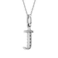 Thumbnail for Diamond 1/20 Ct.Tw. Letter T Pendant in 10K White Gold
