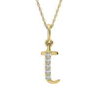 Thumbnail for Diamond 1/20 Ct.Tw. Letter T Pendant in 10K Yellow Gold