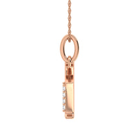 Thumbnail for Diamond 1/20 Ct.Tw. Letter U Pendant in 10K Rose Gold