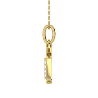 Thumbnail for Diamond 1/20 Ct.Tw. Letter U Pendant in 10K Yellow Gold