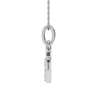 Thumbnail for Diamond 1/20 Ct.Tw. Letter W Pendant in 10K White Gold