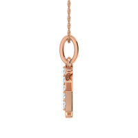 Thumbnail for Diamond 1/20 Ct.Tw. Letter X Pendant in 10K Rose Gold