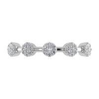 Thumbnail for Diamond 1/6 Ct.Tw. Cluster Fashion Ring in 10K White Gold