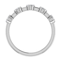 Thumbnail for Diamond 1/6 Ct.Tw. Cluster Fashion Ring in 10K White Gold