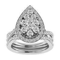Thumbnail for Diamond 2 1/4 Ct.Tw. Pear Shape Bridal Ring in 14K White Gold