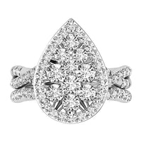 Thumbnail for Diamond 2 1/4 Ct.Tw. Pear Shape Bridal Ring in 14K White Gold