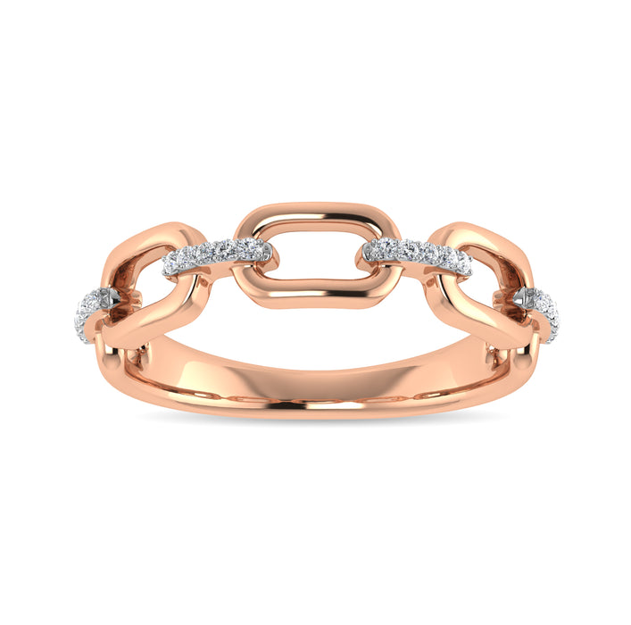 Diamond 1/20 Ct.Tw. Fashion Ring in 10K Rose Gold