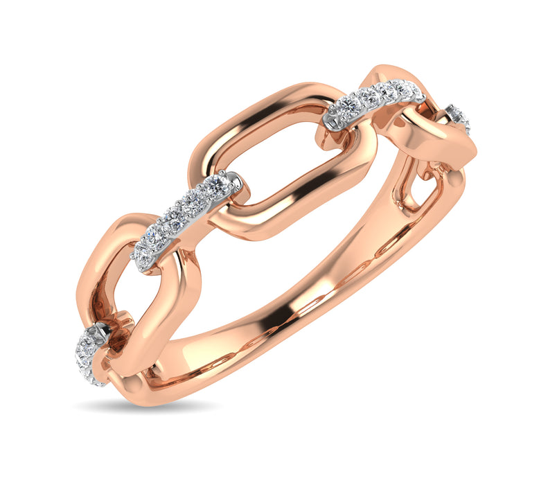 Diamond 1/20 Ct.Tw. Fashion Ring in 10K Rose Gold