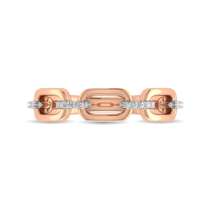 Diamond 1/20 Ct.Tw. Fashion Ring in 10K Rose Gold