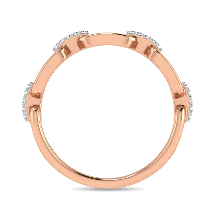 Diamond 1/20 Ct.Tw. Fashion Ring in 10K Rose Gold