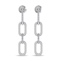 Thumbnail for Diamond 1/10 Ct.Tw. Fashion Earrings in 10K White Gold