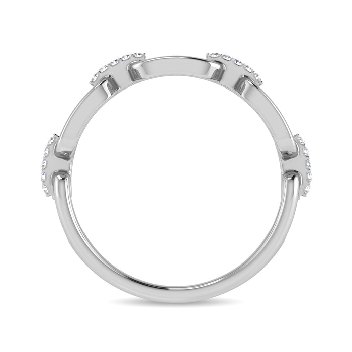 Diamond 1/20 Ct.Tw. Fashion Ring in 10K White Gold