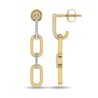 Thumbnail for Diamond 1/10 Ct.Tw. Fashion Earrings in 10K Yellow Gold
