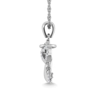 Thumbnail for Diamond 1/20 Ct.Tw. Lock Pendant in 925 Silver