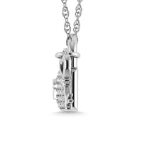 Thumbnail for Diamond 1/20 Ct.Tw. Lock and Key Pendant in 925 Silver