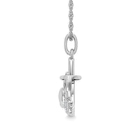 Thumbnail for Diamond 1/20 Ct.Tw. Lock Pendant in 925 Silver