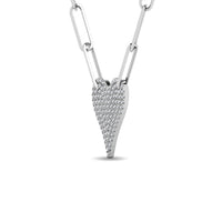 Thumbnail for Diamond 1/4 Ct.Tw. Heart Pendant in 10K White Gold