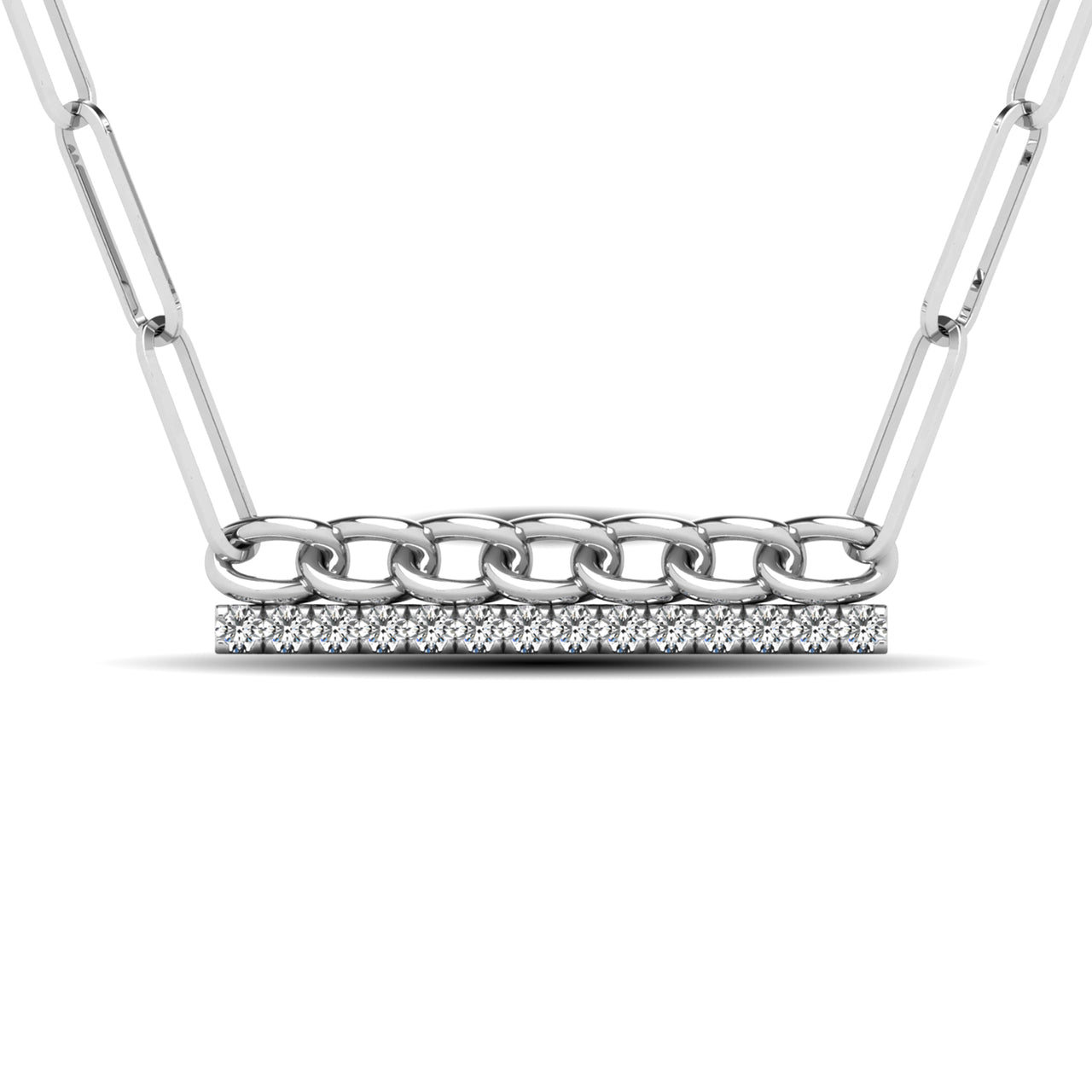 Diamond 1/5 Ct.Tw. Fashion Pendant in 10K White Gold