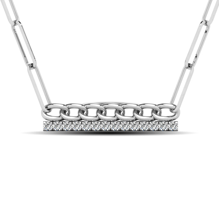 Diamond 1/5 Ct.Tw. Fashion Pendant in 10K White Gold