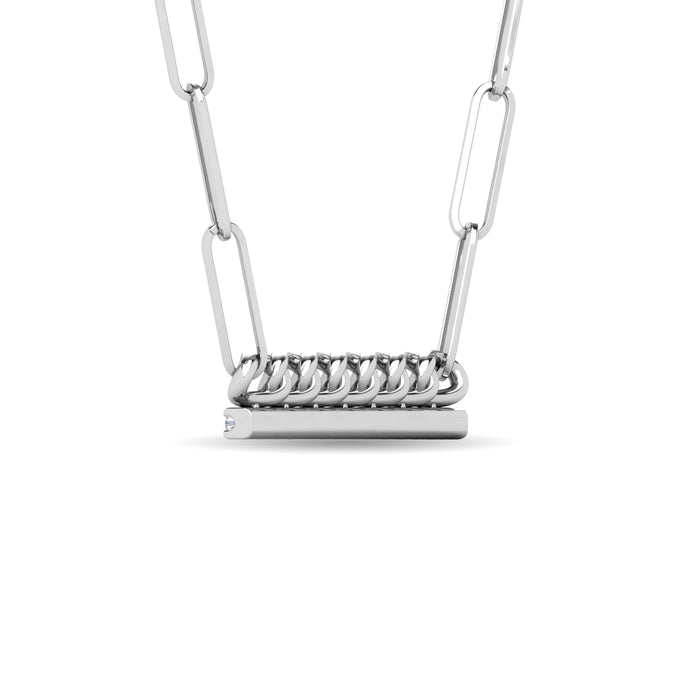 Diamond 1/5 Ct.Tw. Fashion Pendant in 10K White Gold