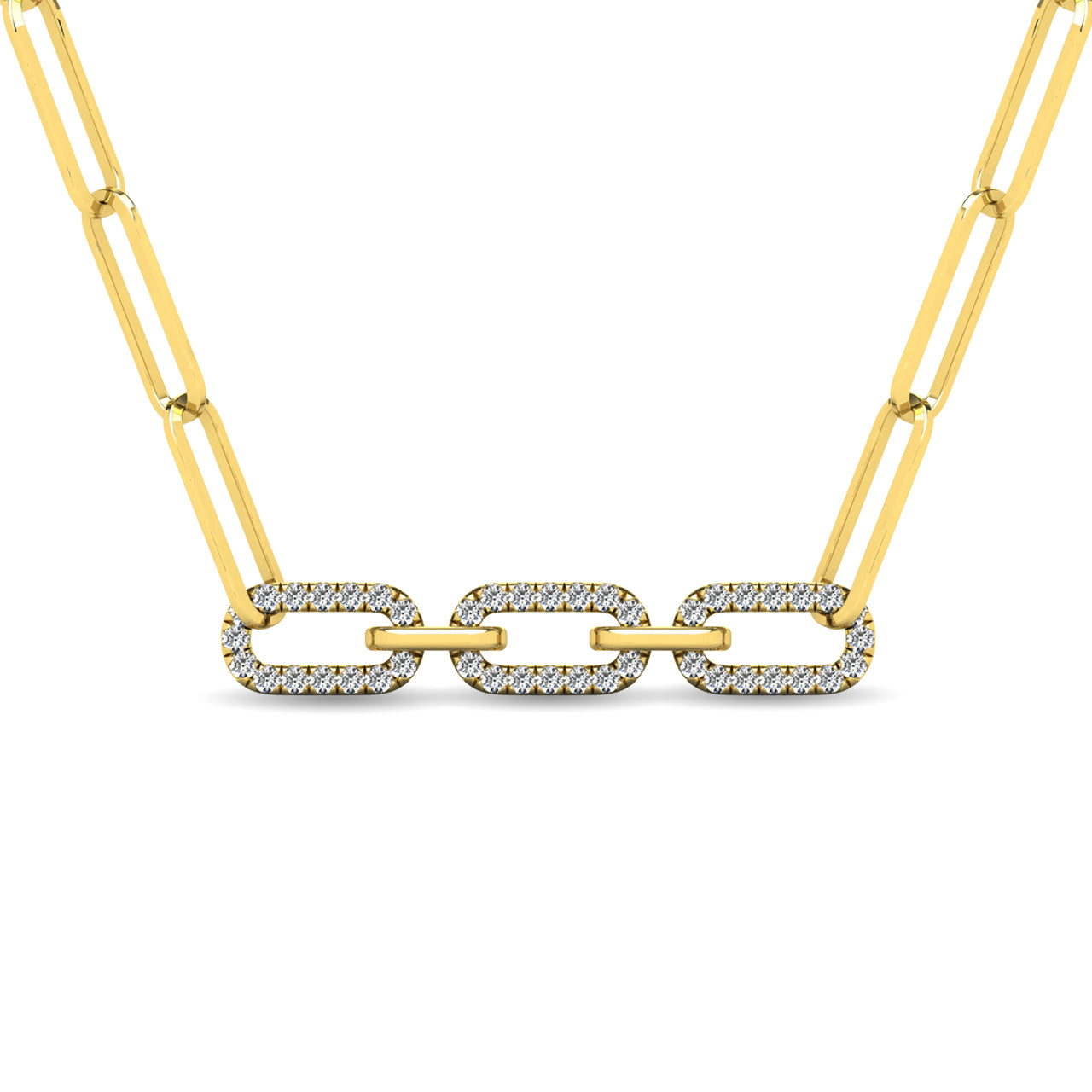Diamond 1/6 Ct.Tw. Fashion Pendant in 10K Yellow Gold