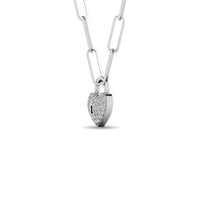 Thumbnail for Diamond 1/8 Ct.Tw. Lock Pendant in 10K White Gold