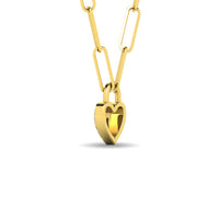 Thumbnail for Diamond 1/8 Ct.Tw. Lock Pendant in 10K Yellow Gold