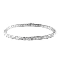 Thumbnail for LADIES BRACELET 2 CT ROUND DIAMOND 14K WHITE GOLD