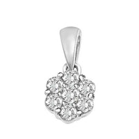 Thumbnail for LADIES PENDANT 1/2 CT ROUND DIAMOND 14K WHITE GOLD