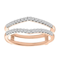 Thumbnail for LADIES ENHANCERS WRAPS 1/4 CT ROUND DIAMOND 14K ROSE GOLD