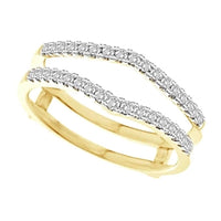 Thumbnail for LADIES ENHANCERS WRAPS 1/4 CT ROUND DIAMOND 14K YELLOW GOLD