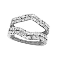 Thumbnail for LADIES ENHANCERS WRAPS 1/2 CT ROUND DIAMOND 14K WHITE GOLD