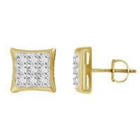 Thumbnail for YUVA EARRINGS 1/20 CT ROUND DIAMOND 10K YELLOW GOLD