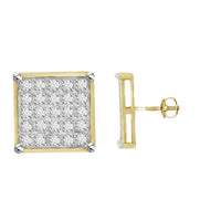 Thumbnail for YUVA EARRINGS 1/6 CT ROUND DIAMOND 10K YELLOW GOLD