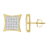 Thumbnail for YUVA EARRINGS 1/6 CT ROUND DIAMOND 10K YELLOW GOLD