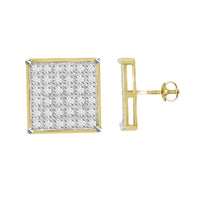 Thumbnail for YUVA EARRINGS 1/4 CT ROUND DIAMOND 10K YELLOW GOLD