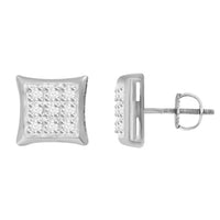 Thumbnail for YUVA EARRINGS 1/20 CT ROUND DIAMOND 10K WHITE GOLD