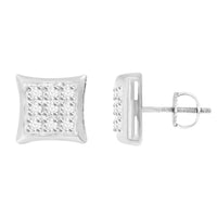 Thumbnail for YUVA EARRINGS 1/20 CT ROUND DIAMOND 10K SILVER