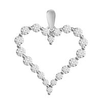 Thumbnail for LADIES PENDANT 3/4 CT ROUND DIAMOND 10K WHITE GOLD (CHAIN NOT INCLUDED)