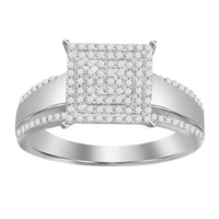 Thumbnail for LADIES RING 1/3 CT ROUND DIAMOND 10KT WHITE GOLD