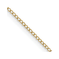 Thumbnail for 14k .5 mm Carded Curb Chain