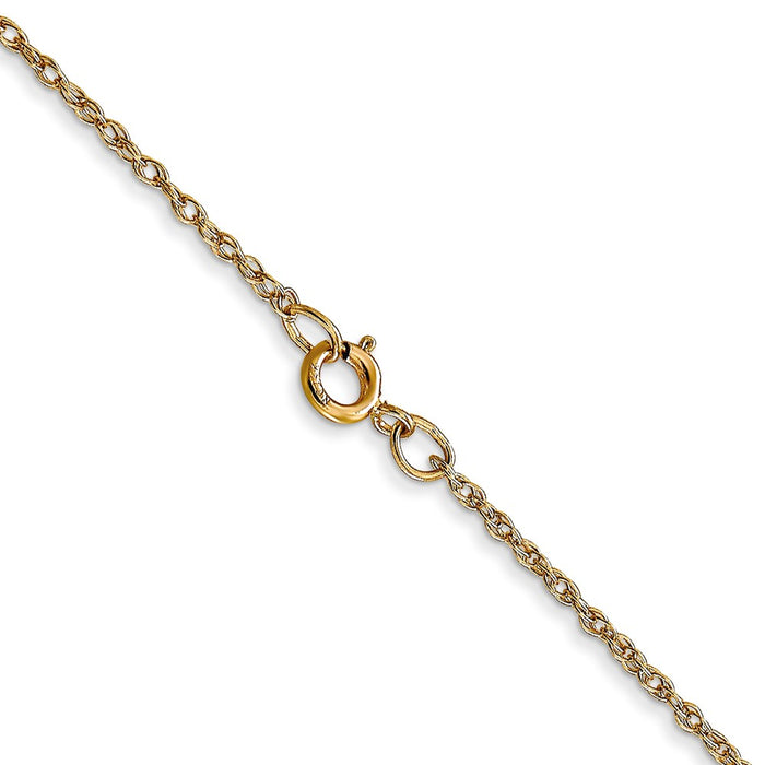 14k .95 mm Carded Cable Rope Chain