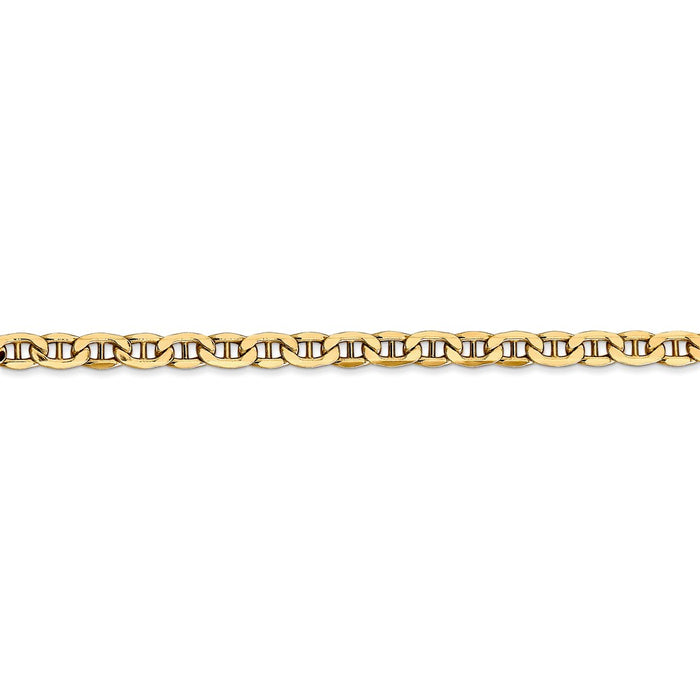 14k 4mm Semi-Solid Anchor Chain