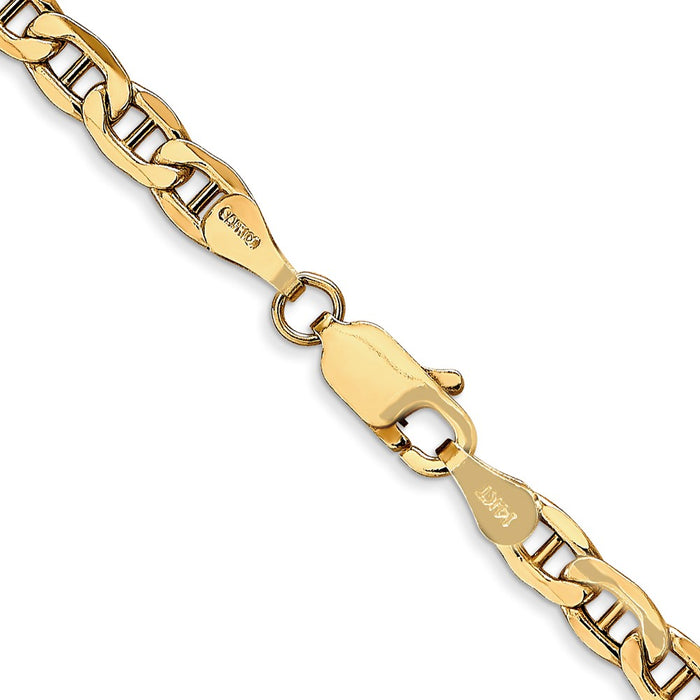 14k 4mm Semi-Solid Anchor Chain