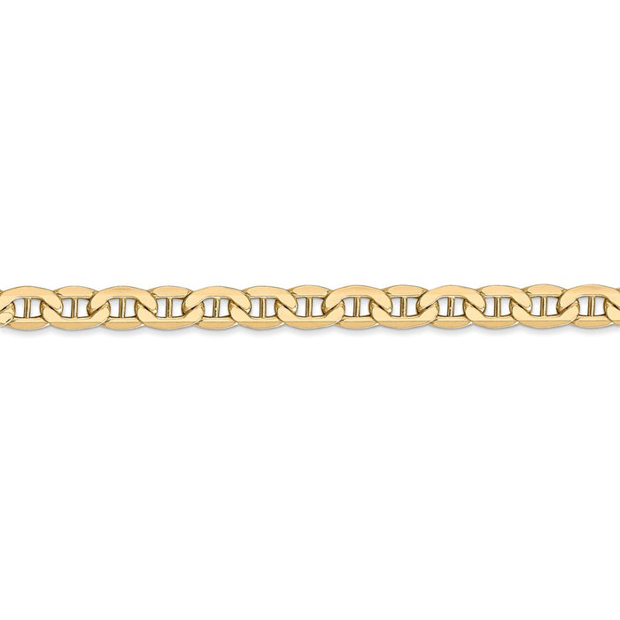 14k 4.75mm Semi-Solid Anchor Chain