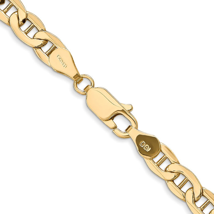 14k 4.75mm Semi-Solid Anchor Chain