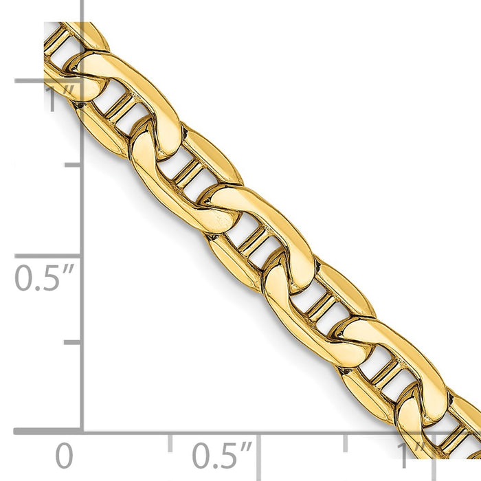 14k 5.5mm Semi-Solid Anchor Chain