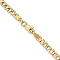 Thumbnail for 14k 3.35mm Semi-Solid Curb Chain
