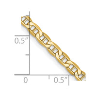 Thumbnail for 14k 3.2mm Semi-Solid Anchor Chain