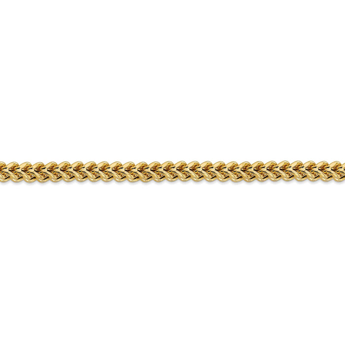 14k 4.5mm Semi-Solid Franco Chain